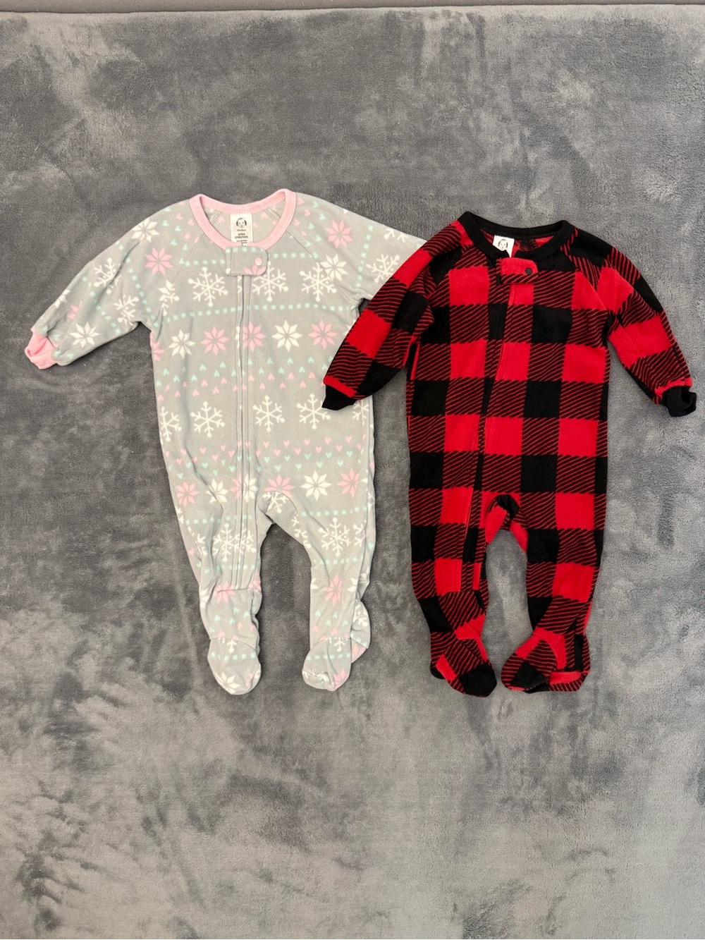 Gerber Fleece Footie Christmas Pajamas
